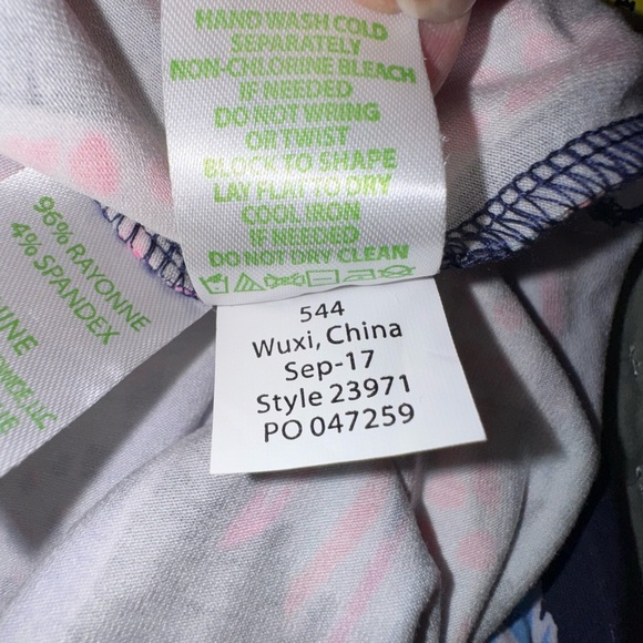 Lilly Pulitzer Lana Romper Bright Navy Palms Up Size S. NWT - Picture 12 of 14